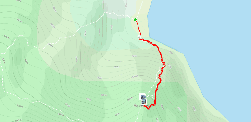 Mapa da Trilha da Pedra da Coroa