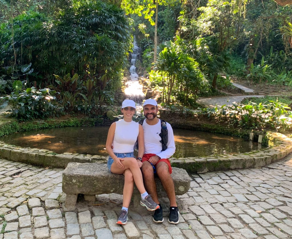 Cachoeiras dentro do jardim