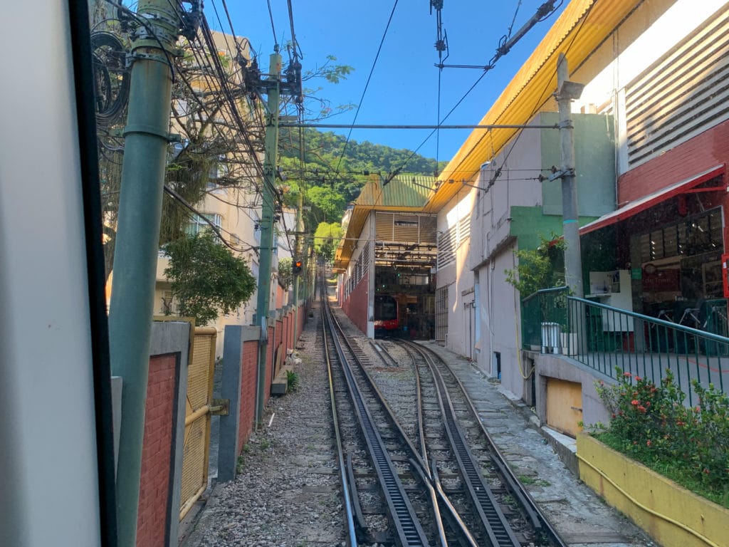 Trem do Corcovado os trilhos