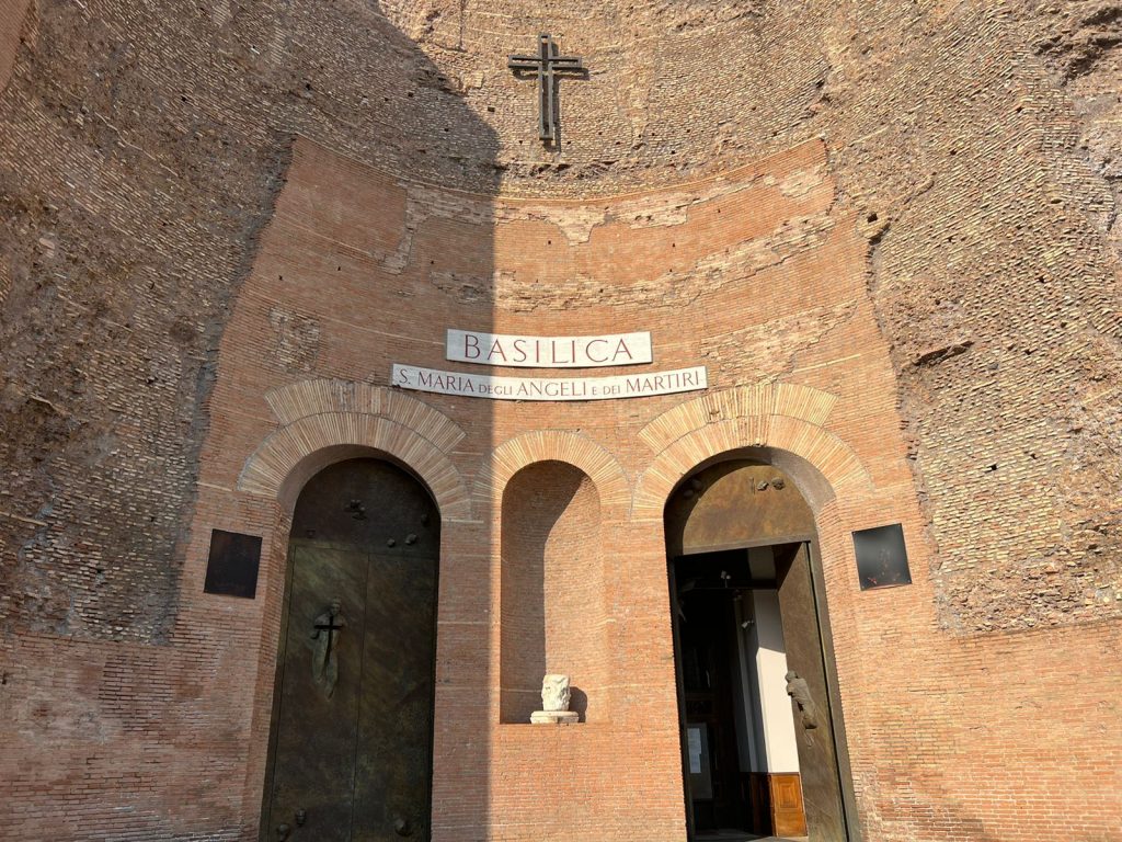 Entrada Santa Maria degli Angeli e dei Martiri em Roma