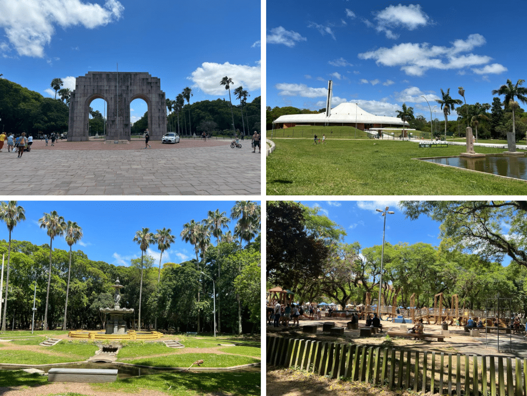 Parque Farroupilha em Porto Alegre