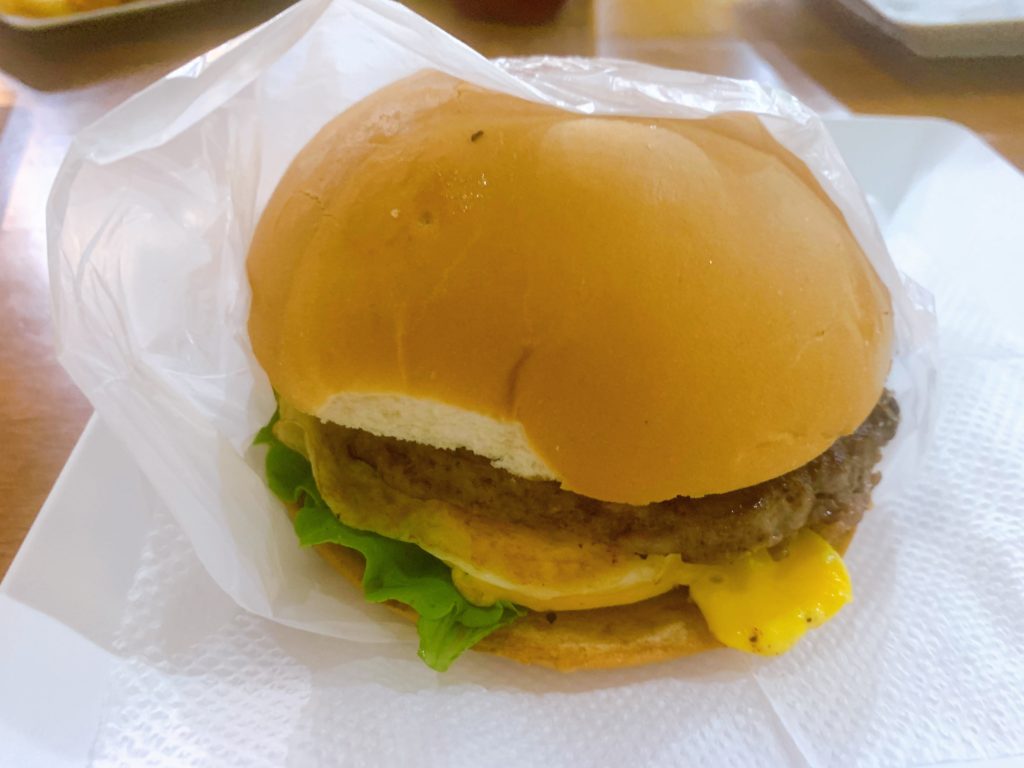 Cheese egg do Oxe's Burguer - Itacaré