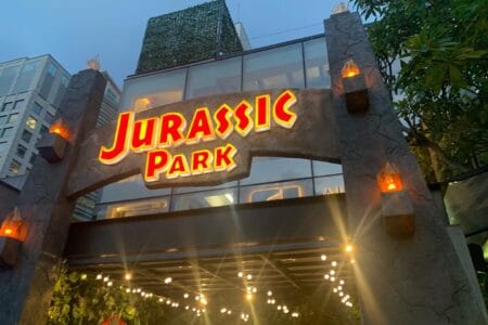 entrada Jurassic Park Burguer Restaurant
