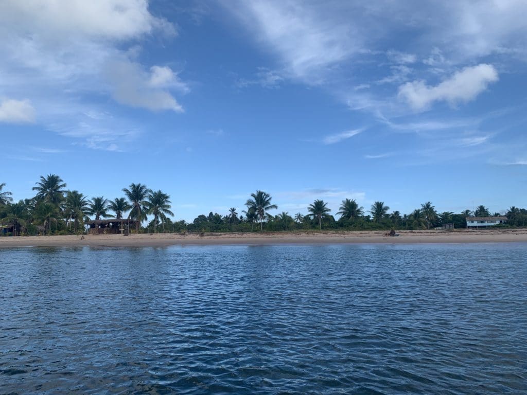 Ilha do Campinho, na Baía de Camumu