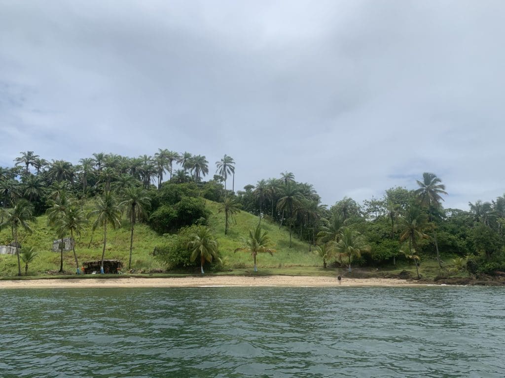 Ponta da Ilha grande, na Baía de Camumu