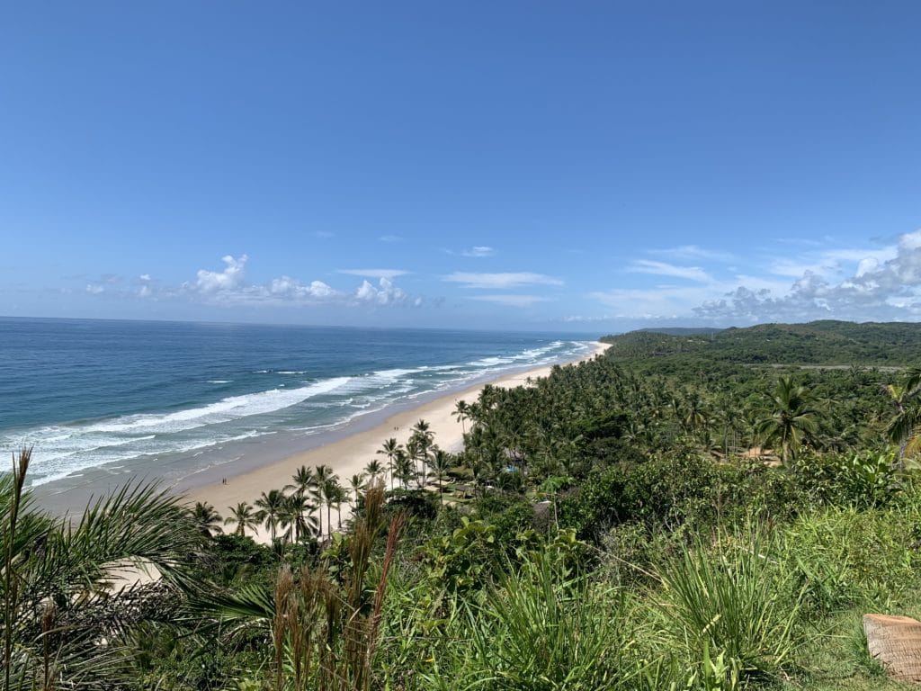 Vista do Mirante chegando na Praia de Itacarezinho - Itacaré